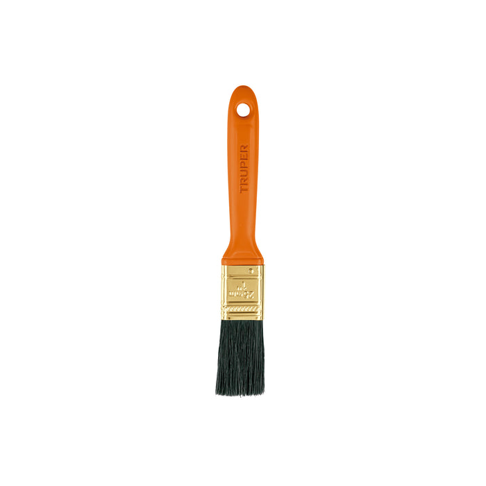 Brocha profesional 1" con mango de plástico Truper