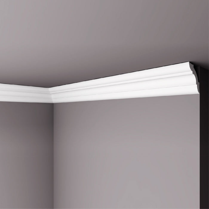 Moldura Lisa para Cielo Poliestireno M35 33X33 mm 2 mts