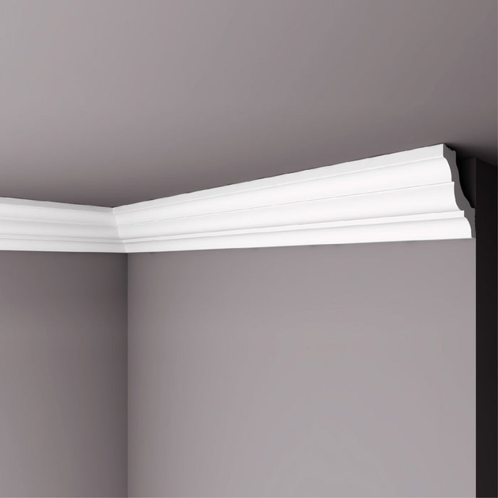 Moldura Lisa para Cielo Poliestireno M36 36X36 mm 2 mts