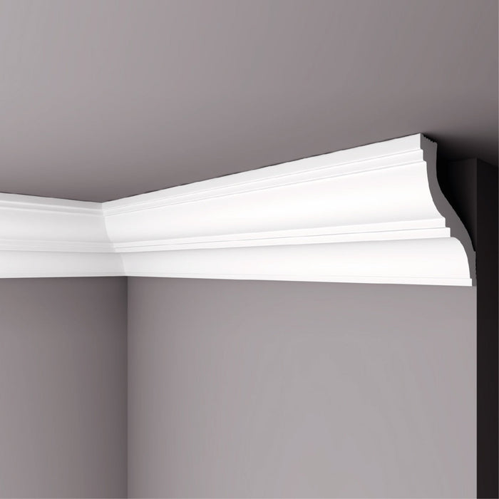 Moldura Lisa para Cielo Poliestireno M60 60X60 mm 2 mts