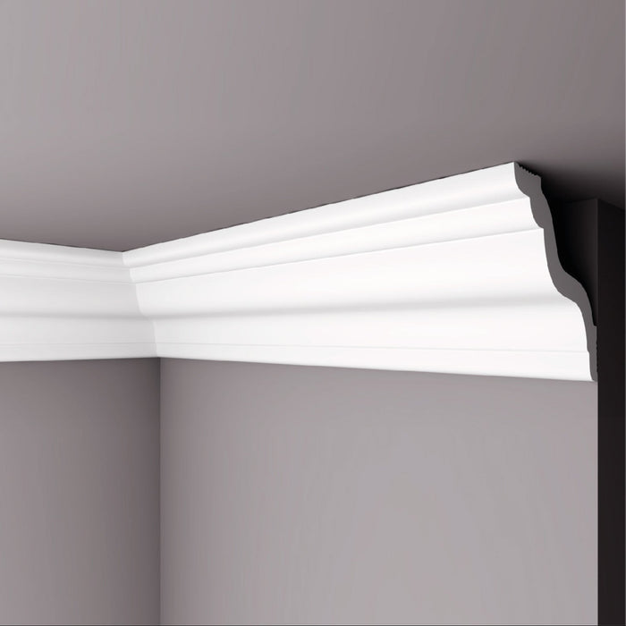 Moldura Lisa para Cielo Poliestireno M68 68X68 mm 2 mts