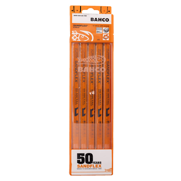 Hoja de Sierra Sandflex 24 dientes Bahco Caja 100 Unidades