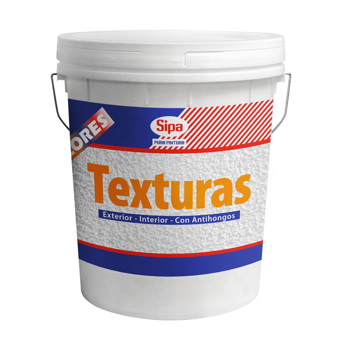 Pintura Texturada Elastomérica Sipalina G-1 Rojo Colonial 24 kg Sipa