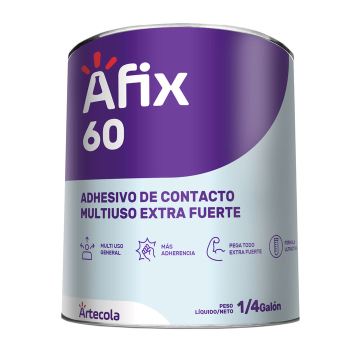 Adhesivo Multiuso Extra Fuerte Afix 60 Tarro 1/4 GL