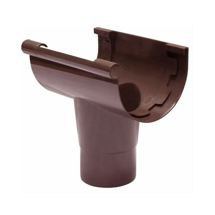Bajada Canaleta PVC 75-80 mm Marrón Vinilit