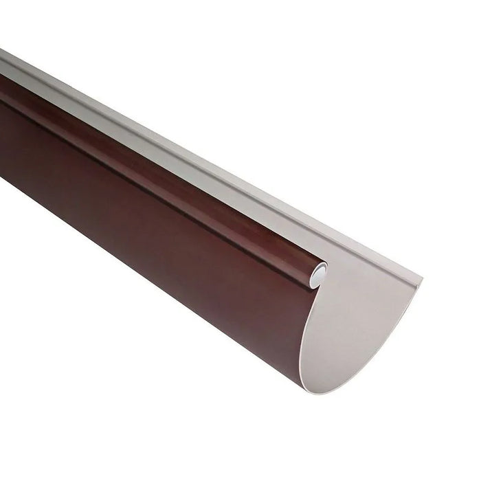 Canaleta PVC Techo Marrón 4 mt Vinilit