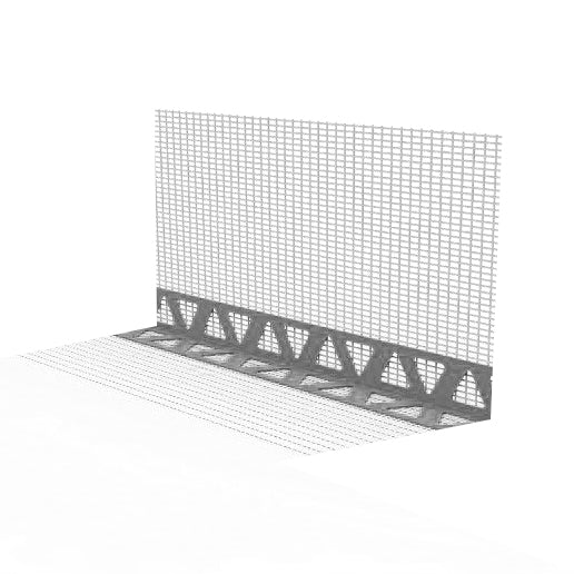 Esquinero Malla Fibra de Vidrio PVC para EIFS 2,5 mts