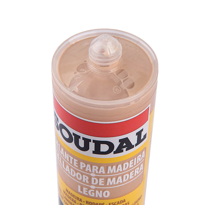 Sellante de Madera Acrílico Color Roble 310 ml Soudal
