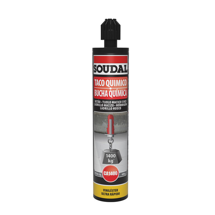 Adhesivo Anclaje Químico Profesional CA1400 280 ml Soudal