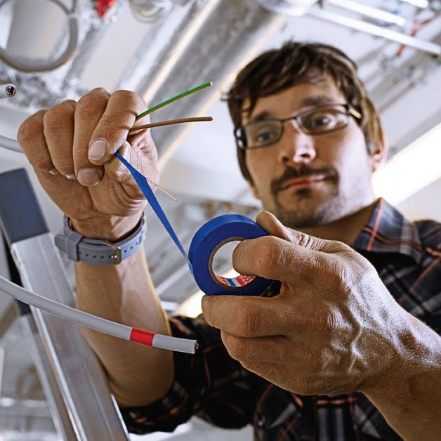 Tesaflex Cinta Eléctrica Profesional 53988 Tesa Negra 20 mt