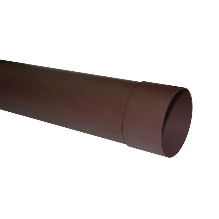Tubo Bajada PVC 80 mm 3 mt Marrón Vinilit