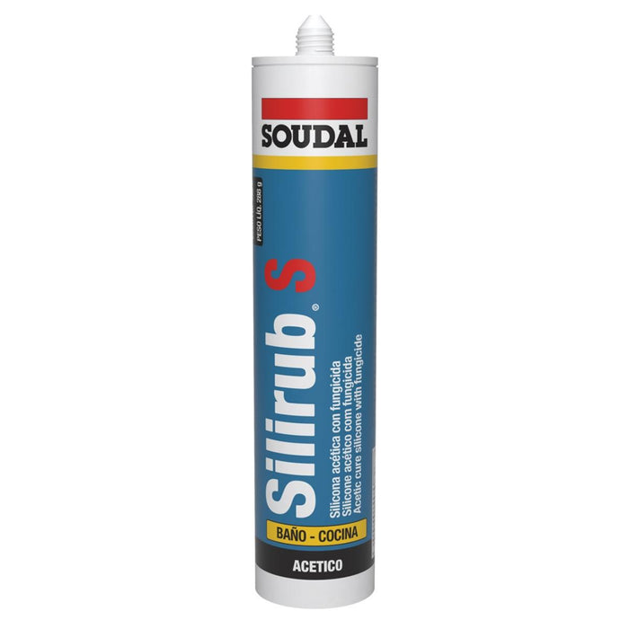 Silicona Acetica Blanca Antihongos Soudal