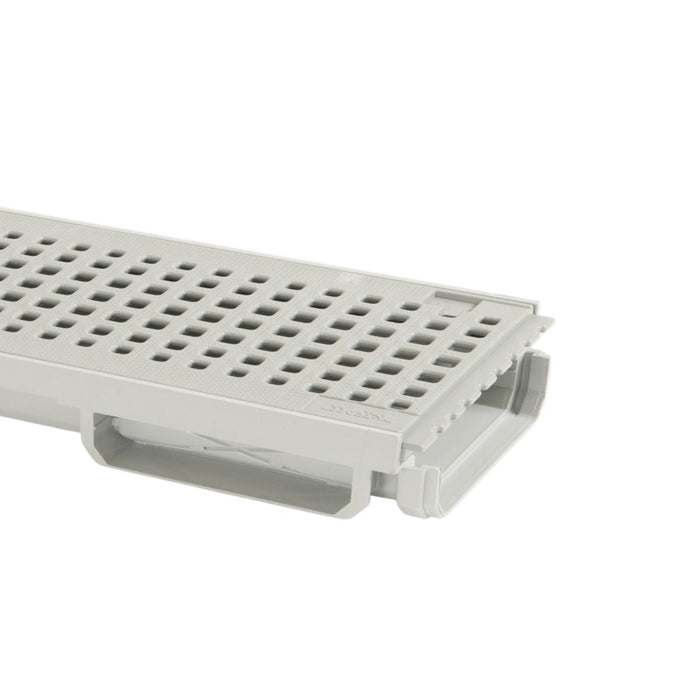 Set Canaleta Piscina Gris Nicoll A15 C130 Drenaje Rejilla PVC
