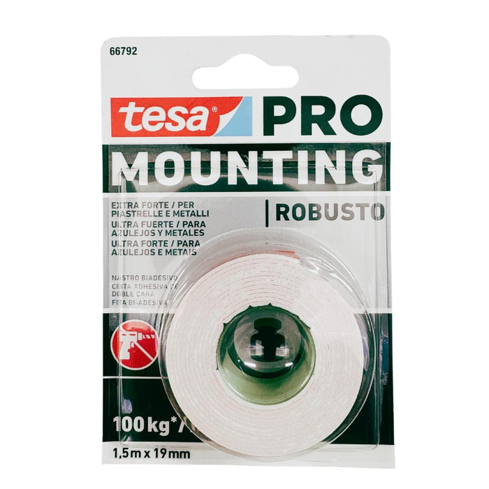 Cinta Doblefaz Tesa Pro Mounting Transparente 19mm X 5mts