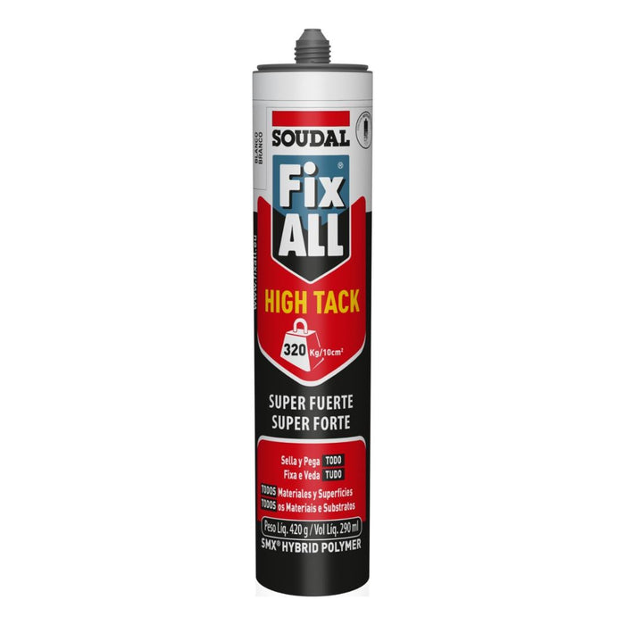 Fix All High Tack Blanco Tubo 290 ml Soudal