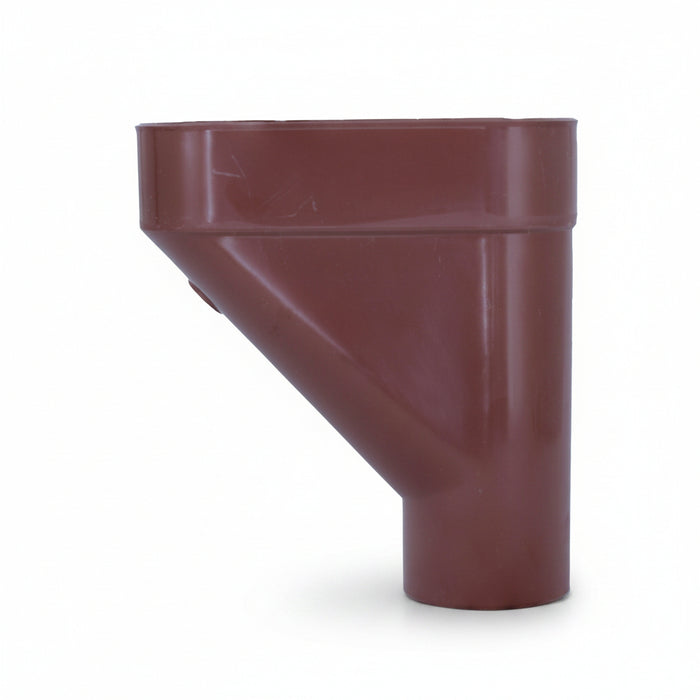 Cubeta de Bajada Canaleta PVC P25 Marrón