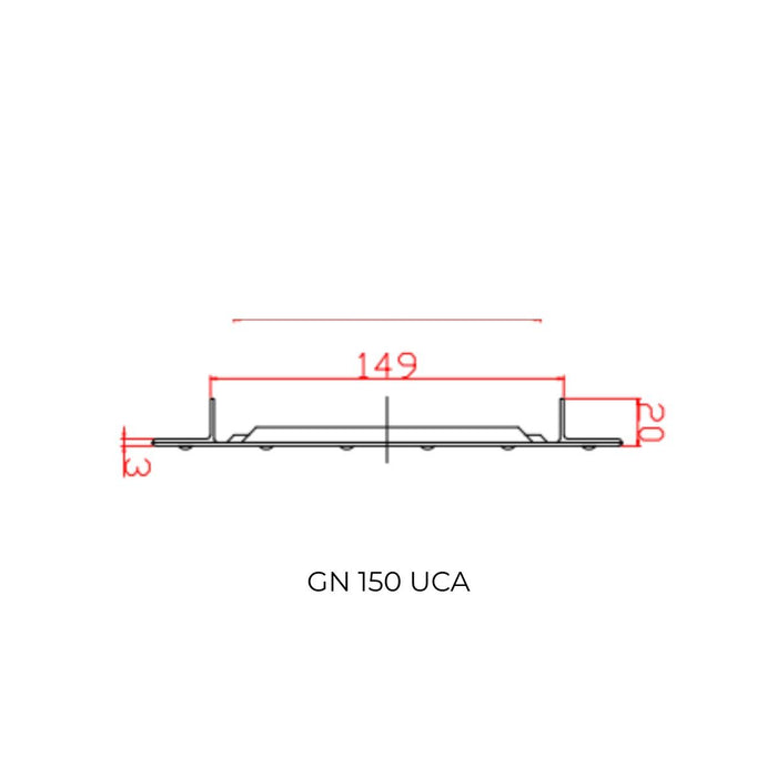 Rejilla Galvanizada A15 GN 150 UCA 100x20 cm