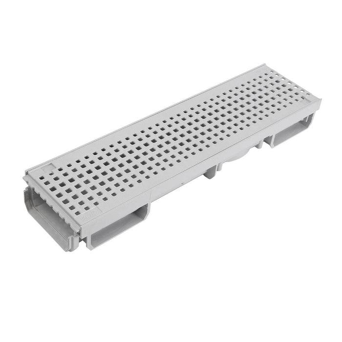 Set Canaleta Piscina Gris Nicoll A15 C130 Drenaje Rejilla PVC