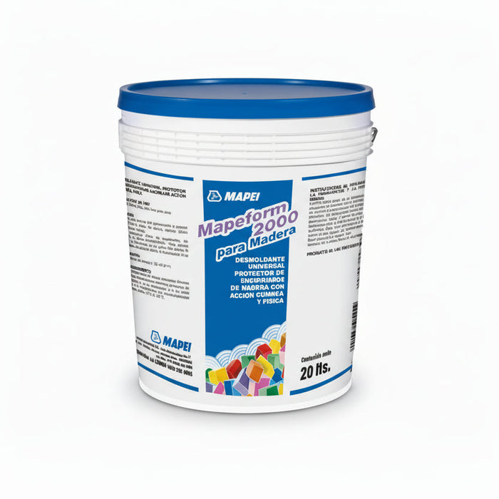 Desmoldante Profesional para Encofrados de Madera Mapeform 2000 Mapei 20 Lt