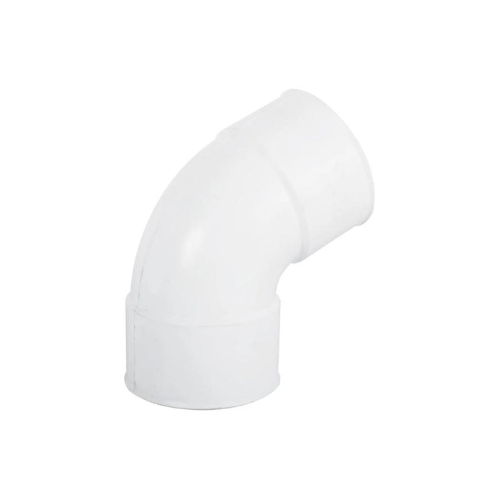 Codo 67,5° H-H PVC Para Tubo de Bajada Canaleta Blanco