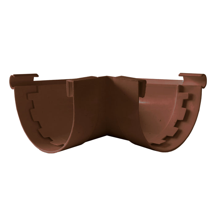 Conector Exterior 110 mm para Canaleta PVC Marrón
