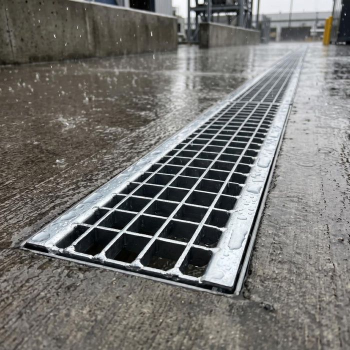 Rejilla Acero Galvanizado Vehicular B125 GE 200 UCB 100x25 cm