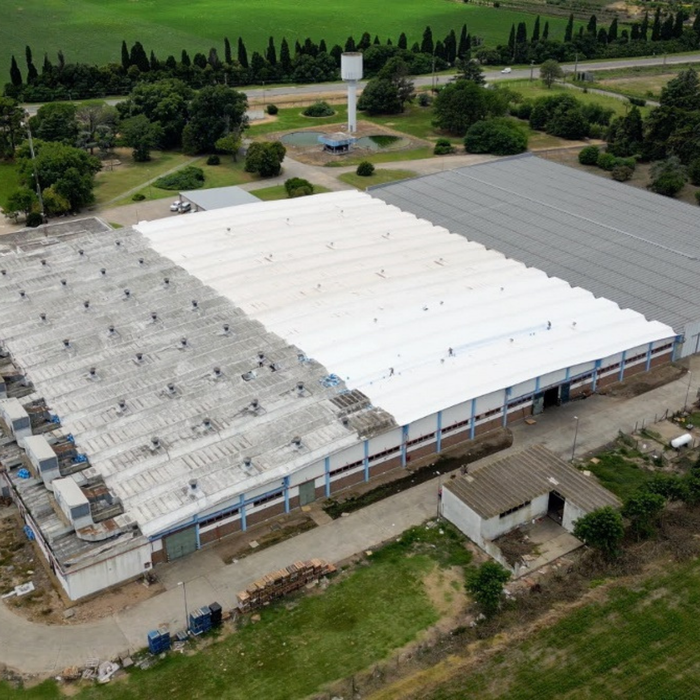 Detalle de membrana Aquaflex Techos Plus Mapei
