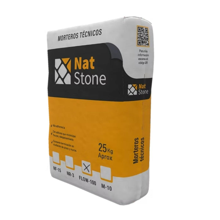 Autonivelante para Pisos 3 a 20 mm Flow-100 25 KG Natstone