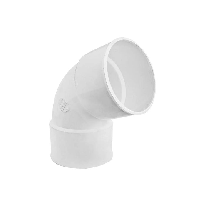 Codo 67,5° H-H PVC Para Tubo de Bajada Canaleta Blanco