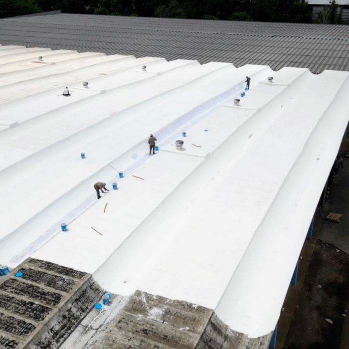 Aquaflex Techos Plus Mapei membrana impermeable en terraza