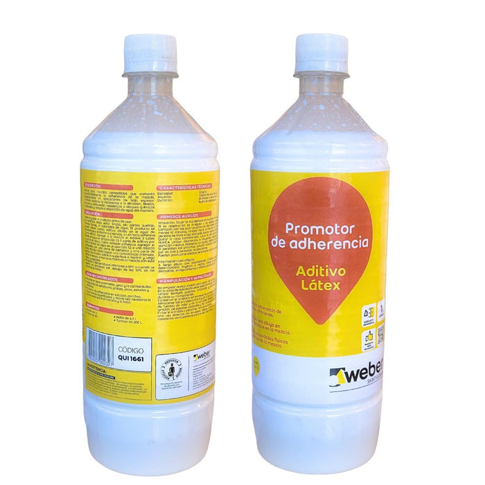 Aditivo Látex Promotor de Adherencia  Weber 1 L