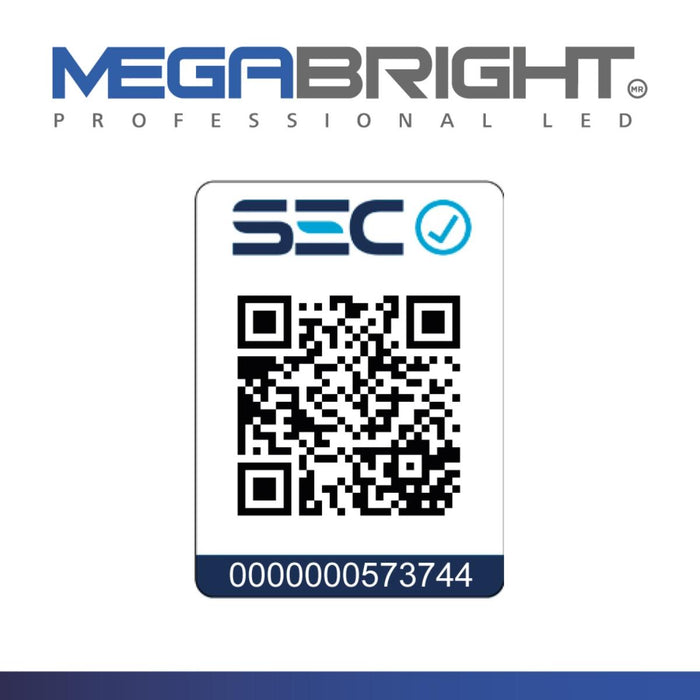 Panel Led Embutido 40W/6000k 60x60cm 12 mm Megabright