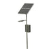 Kit Solar Autónomo Megabright 80W con panel fotovoltaico 100W, batería de litio y luminaria Brisa LED instalado en exterior