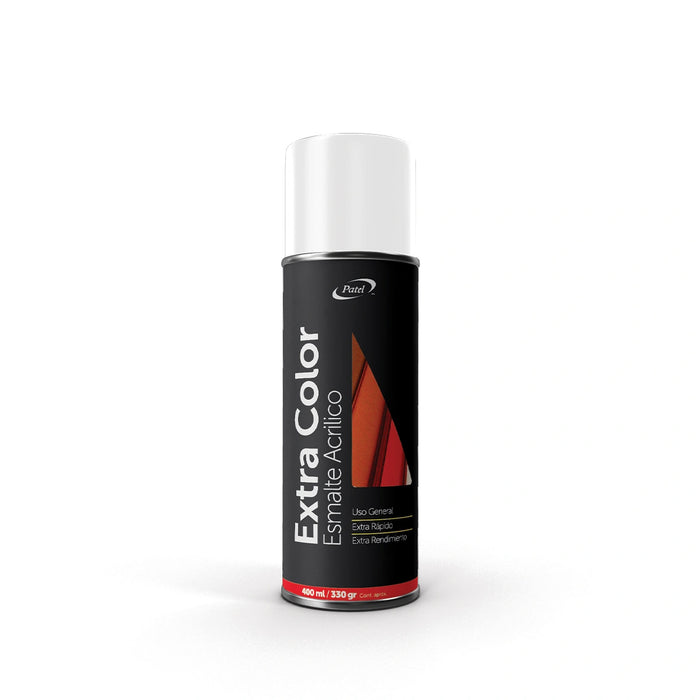 Pintura Spray Extra Color Blanco Opaco 400 ml