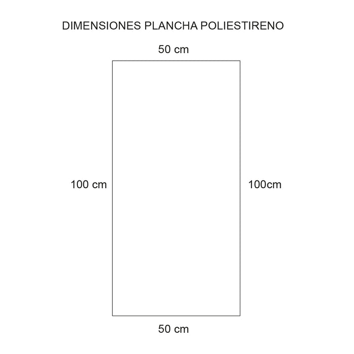 Poliestireno Aislapol 100X50 CM 30 MM - Set 20 planchas