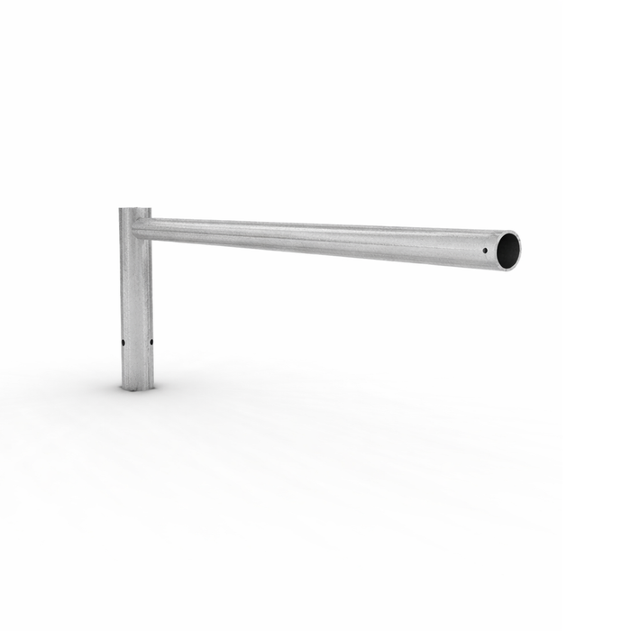 Gancho Recto Simple 500mm Ø 1/2" Galvanizado