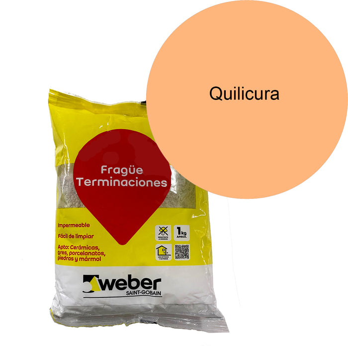 Fragüe Pisos y Muros Antihongos Weber Quilicura 1 KG