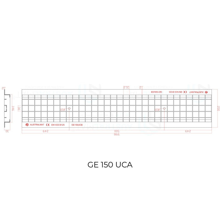 rejilla acero galvanizado b125 ge 150 ucb ancho 20 cm