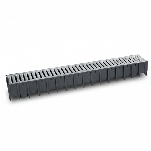 set canaleta pvc sab drain rejilla galvanizada peatonal a15