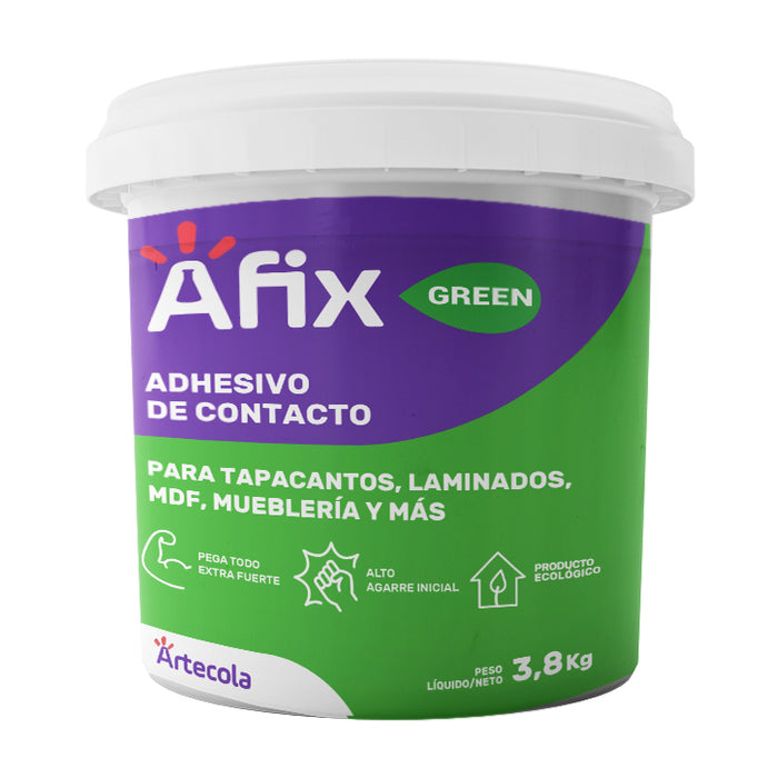 Adhesivo Afix 60 Green Sin Solventes Galón 3,8 Litros