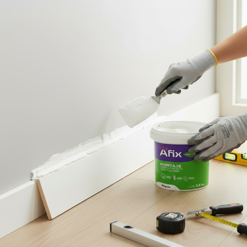 Adhesivos de Montaje y Selladores Acrílicos para Molduras y Guardapolvos