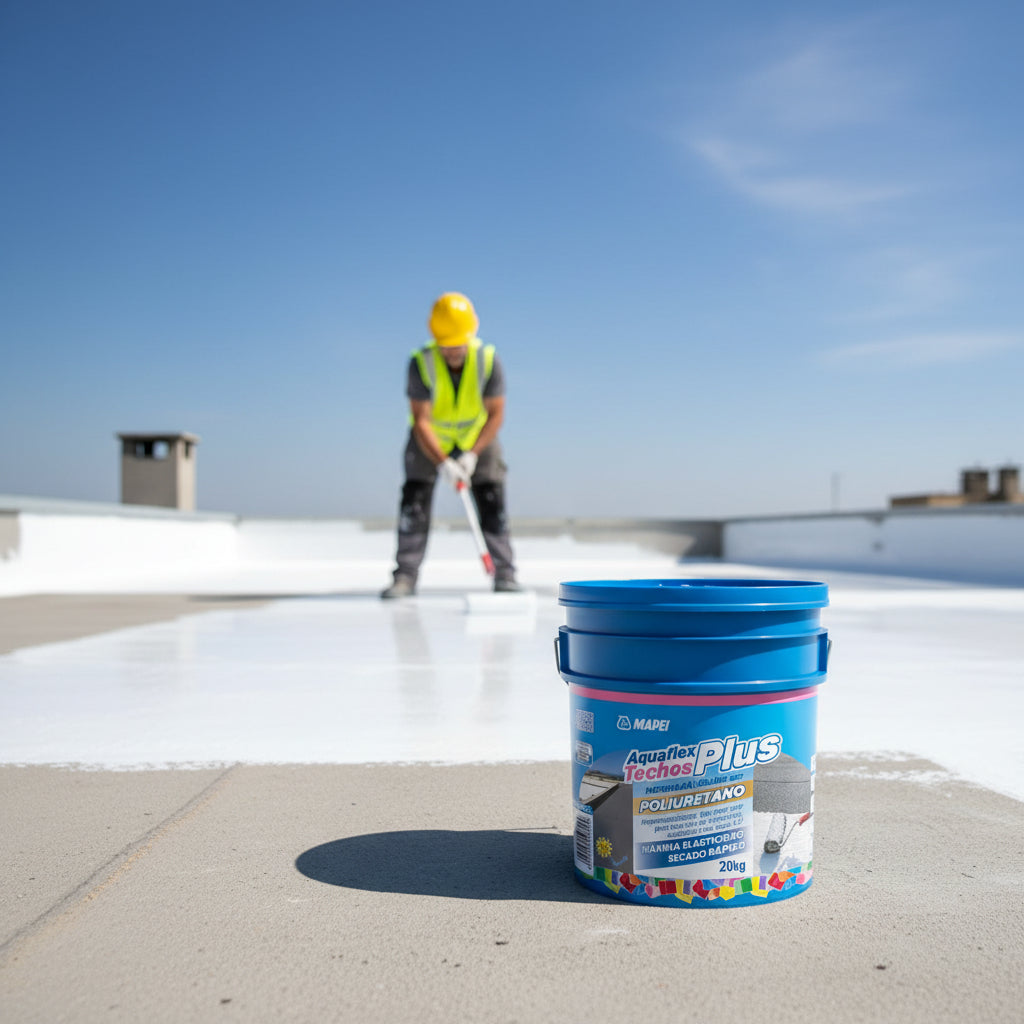 Membrana Poliuretano para techos Aquaflex Mapei