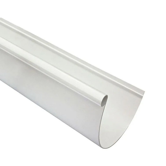 Canaleta de Techo UV P25 Color Blanco Largo 4 mt Vinilit