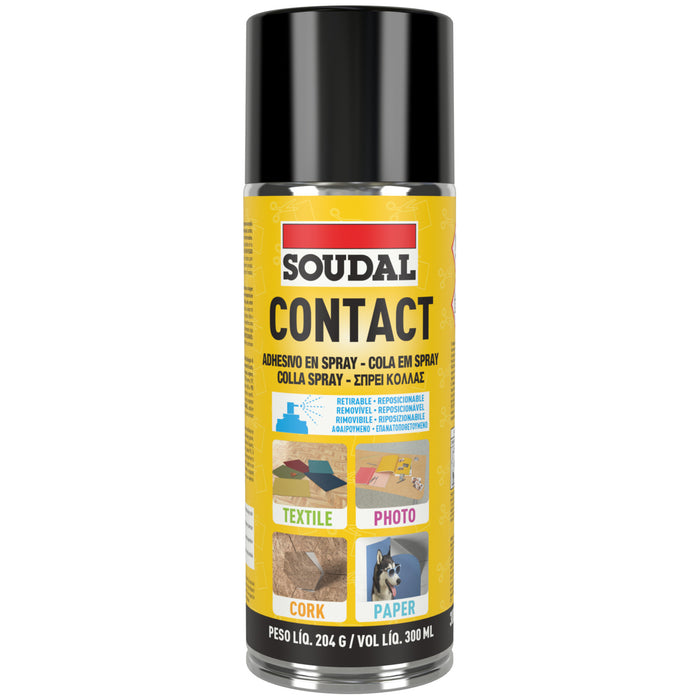 Adhesivo contact spray 300 ml Soudal