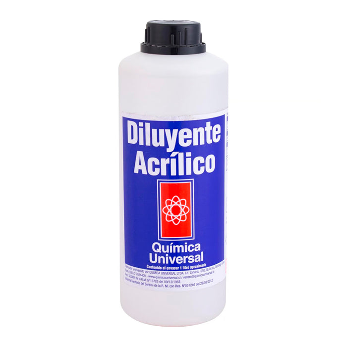 Diluyente Acrílico Química Universal 1 Lt