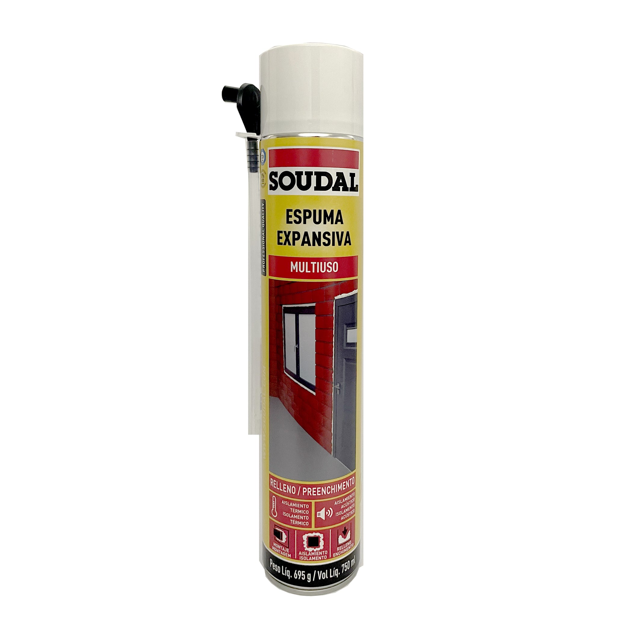 Espuma Expansiva Poliuretano 500 ml Soudal — BPMAC