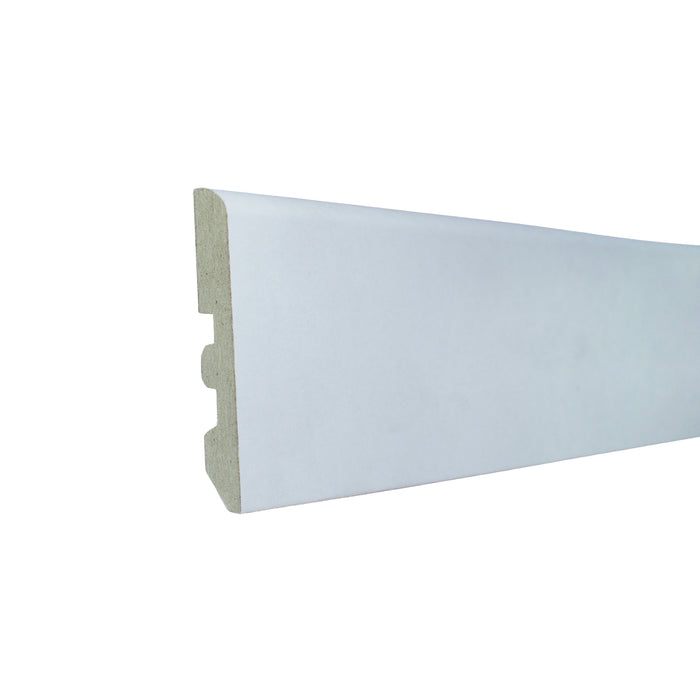 Guardapolvo MDF Fotolaminado Blanco 12X68X2400 mm GP22 Reperf