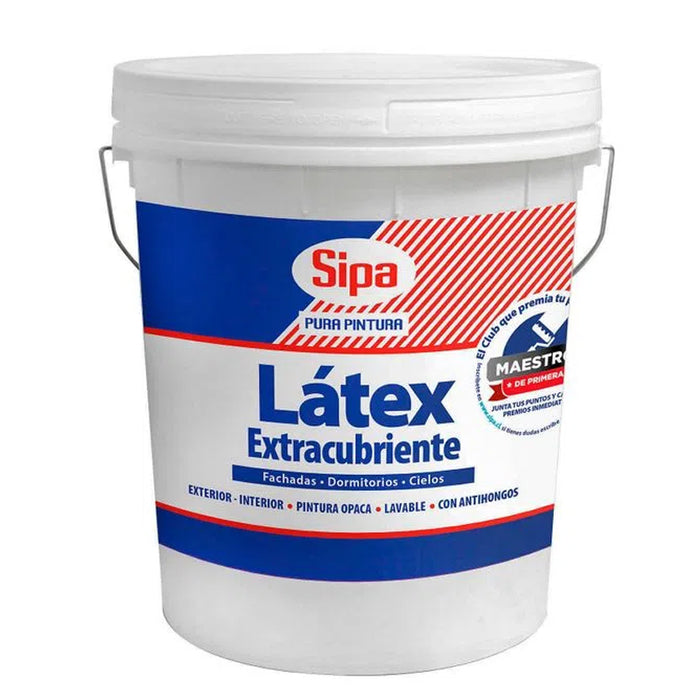 Látex Extracubriente Blanco Tineta Sipa