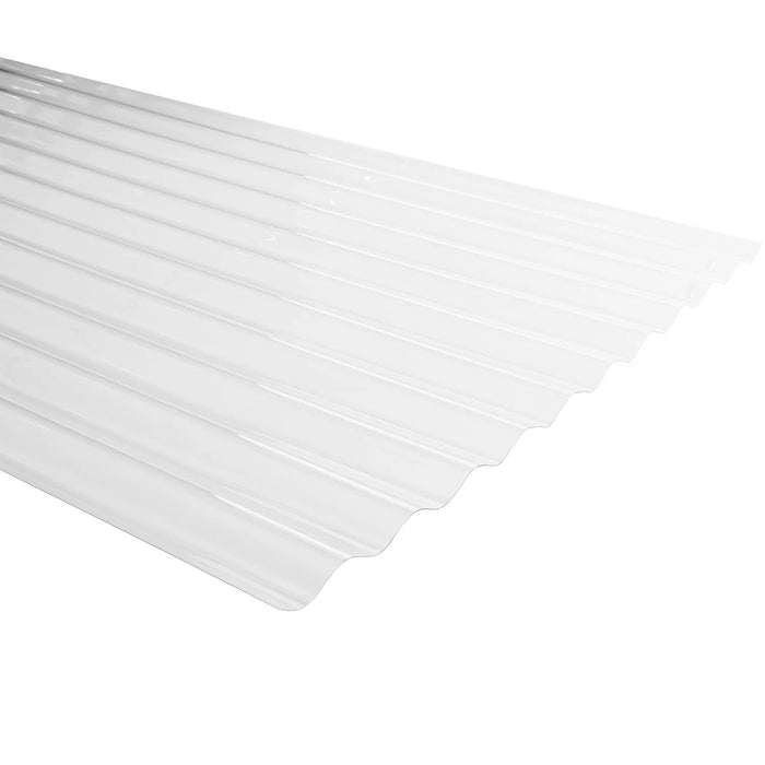 Policarbonato Ondulado 0,7 mm  0,81X2 mt Transparente
