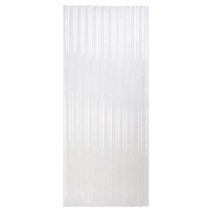 Policarbonato Ondulado 0,7 mm  0,81X2 mt Transparente